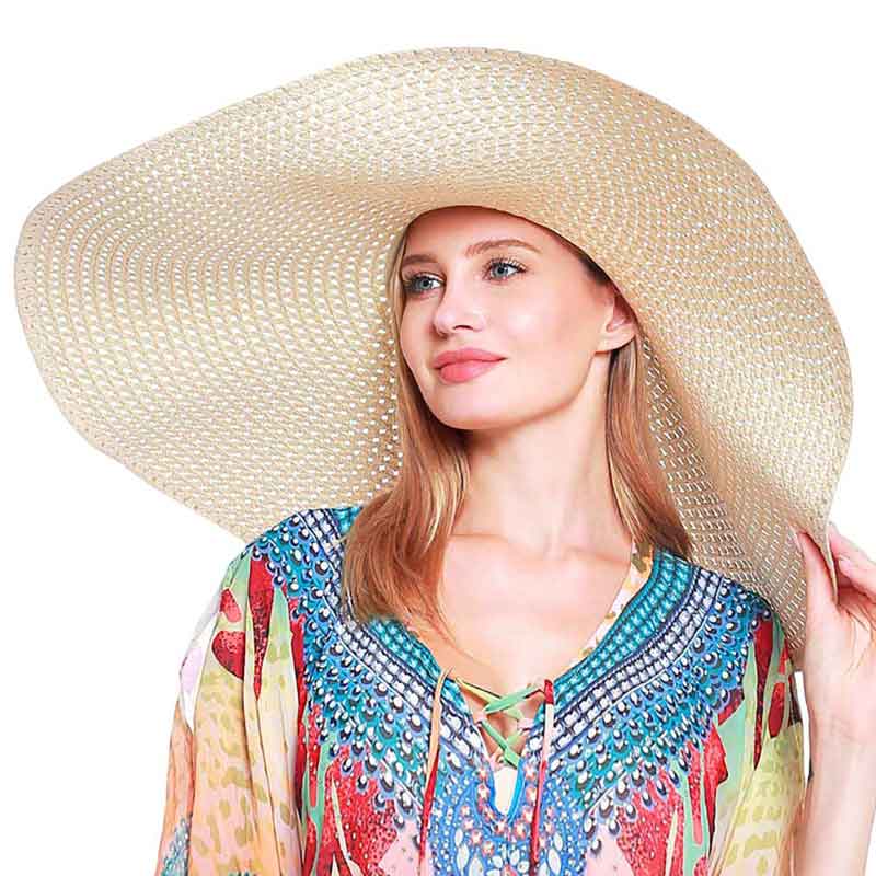 Wide Brim Straw Sun Hat