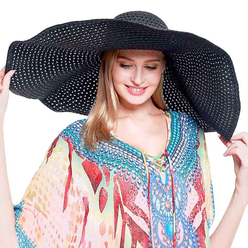 Wide Brim Straw Sun Hat