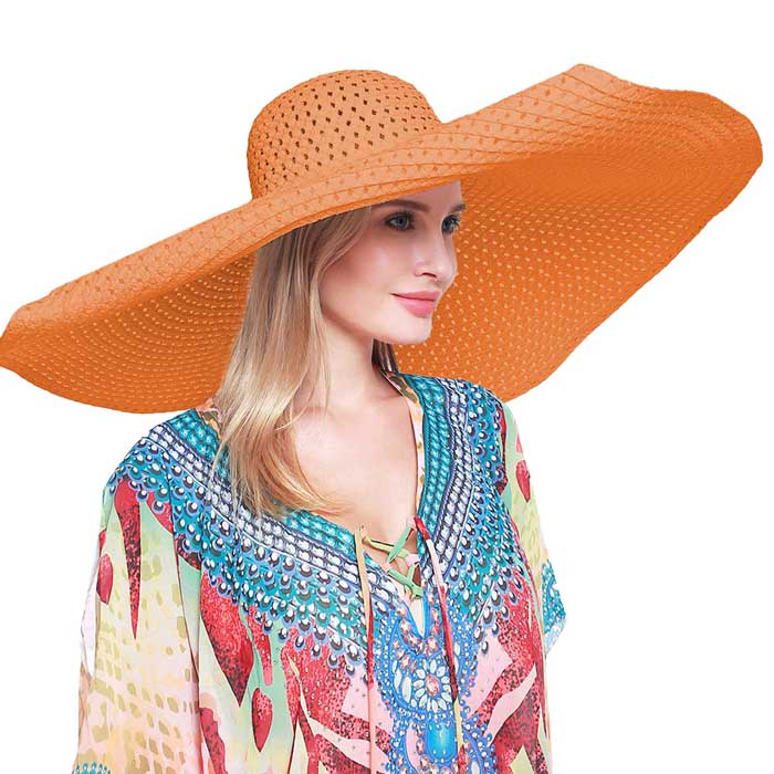Wide Brim Straw Sun Hat