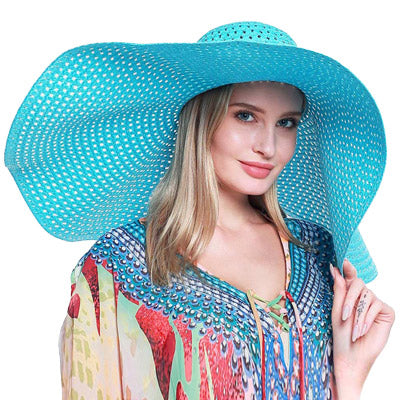 Wide Brim Straw Sun Hat
