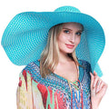 Wide Brim Straw Sun Hat