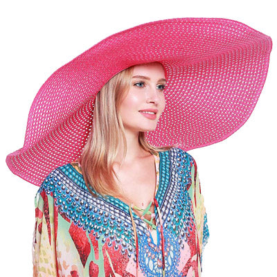 Wide Brim Straw Sun Hat
